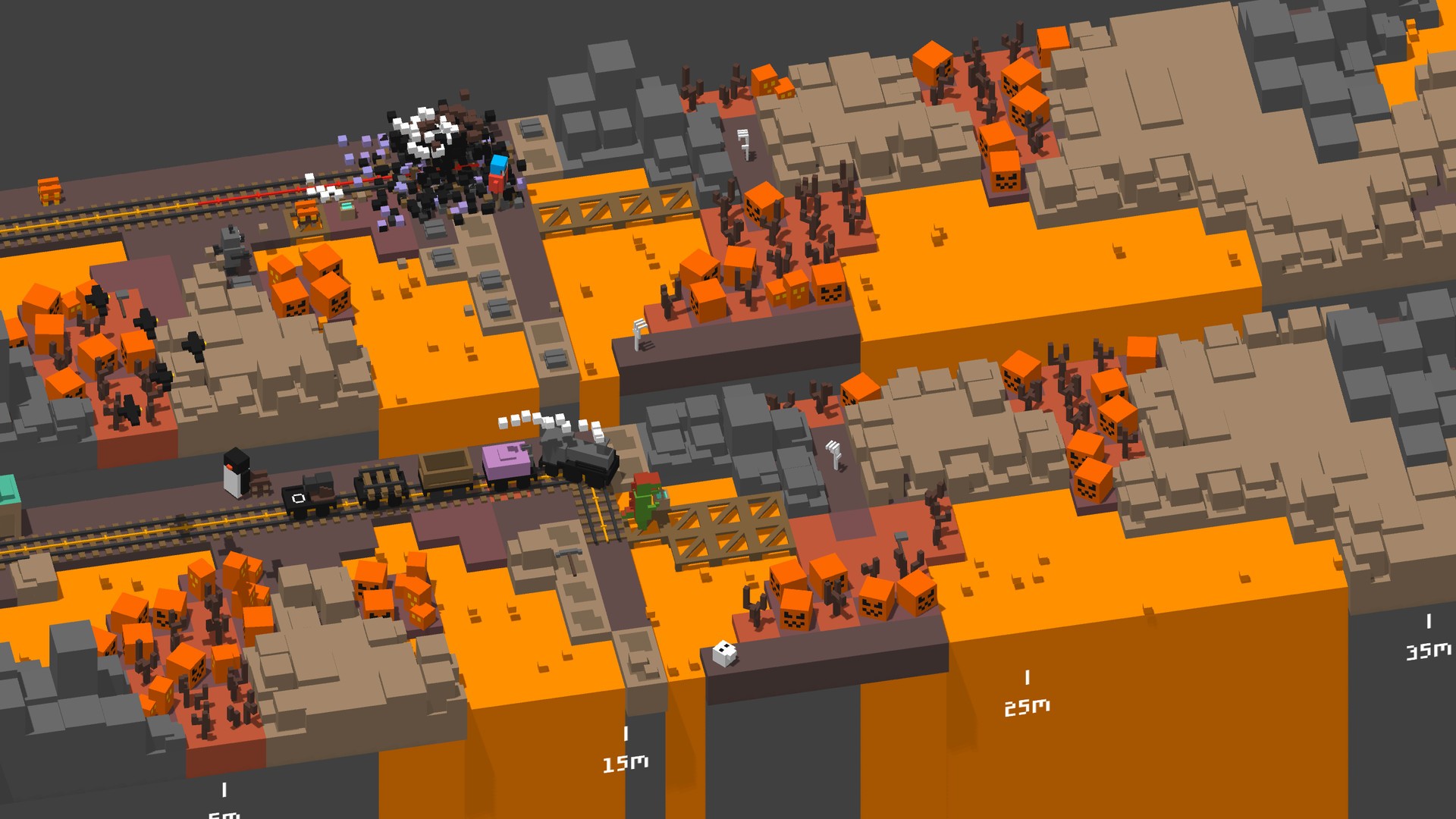 Unrailed — доступна в PS Plus Deluxe